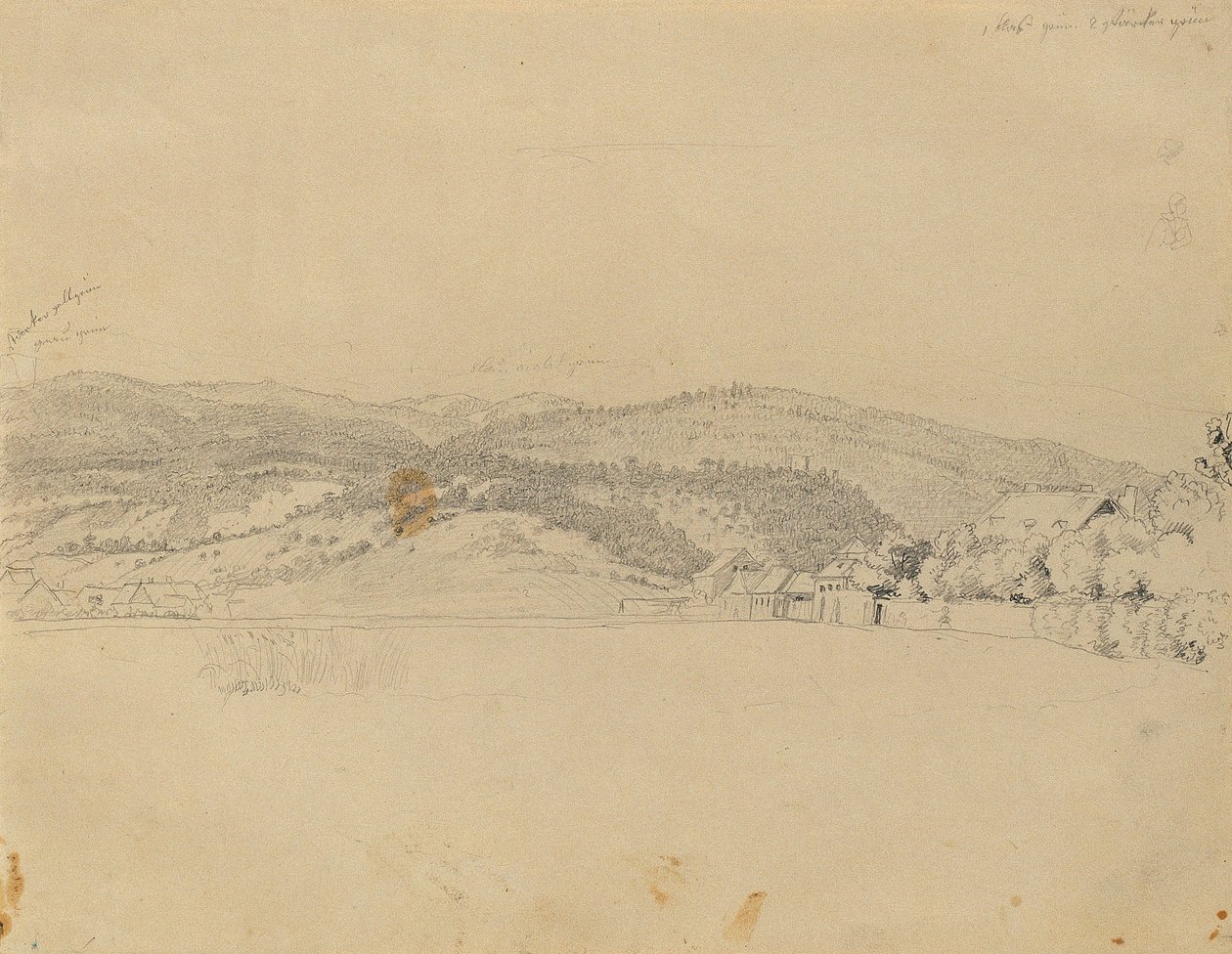 Baden yakınlarındaki manzara by Johann Peter Krafft