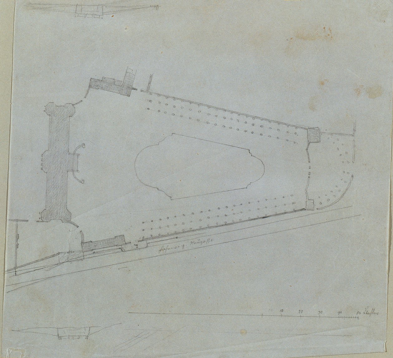 Yukarı Belvedere için Çalışma by Johann Peter Krafft