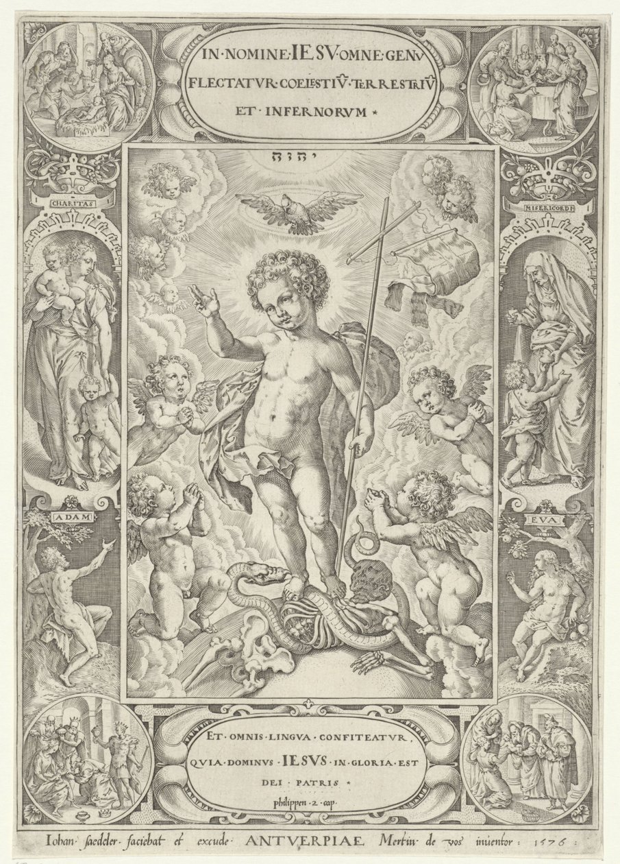 çocukken İsa by Johann Sadeler (I)