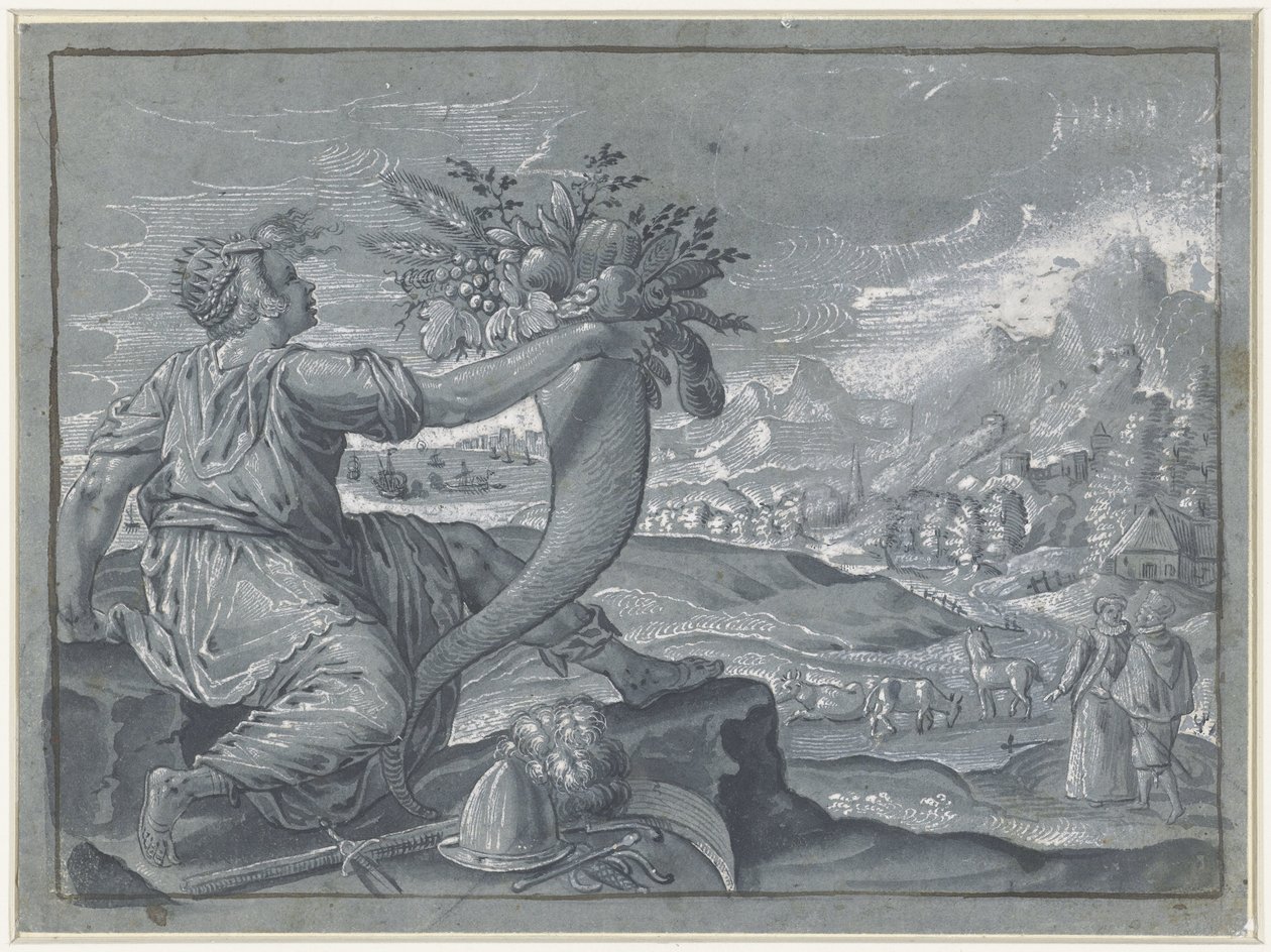 Avrupa by Johann Sadeler (I)