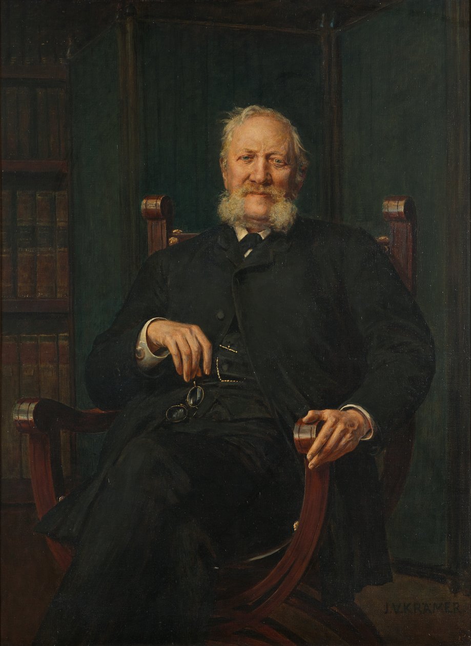 Dr.Karl Stremayr by Johann Victor Krämer