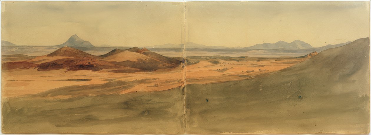 Sabine Dağları ile Manzara by Johann Wilhelm Schirmer