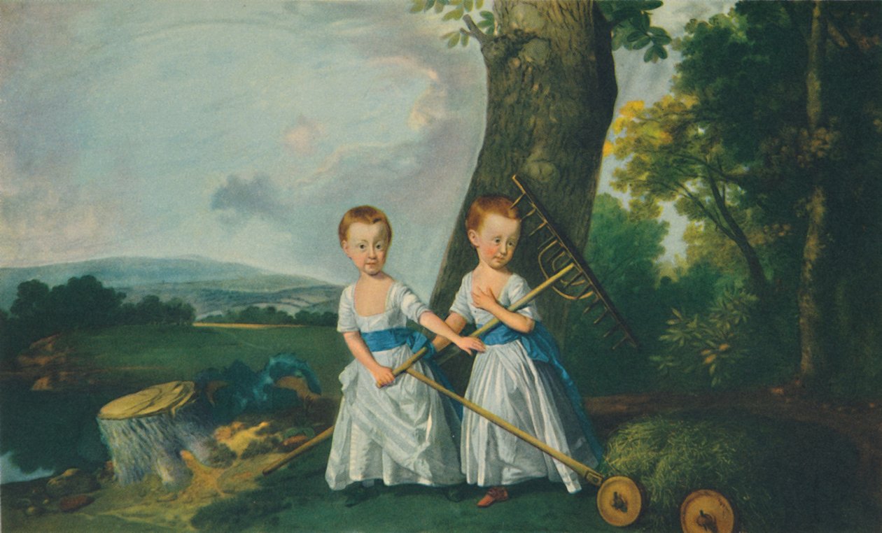Çocuk Elbisesi: Blunt Boys, c.1767, 1948. by Johan Joseph Zoffany