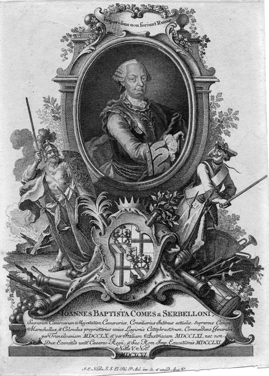Johann Baptist Serbelloni (1696-1778) by Johannes Esaias Nilson