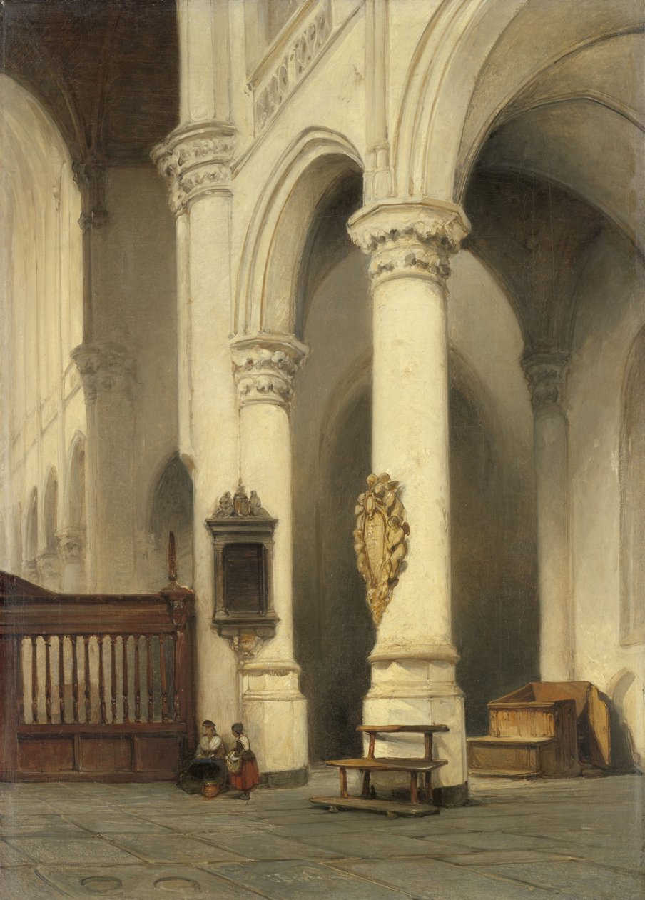 Kilise İç by Johannes Bosboom
