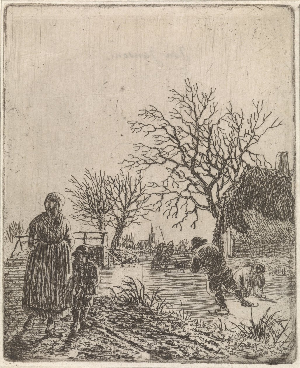 Patenciler ile manzara by Johannes Christiaan Janson