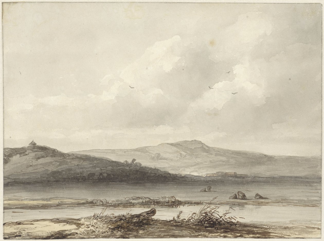 kumul manzarası by Johannes Franciscus Hoppenbrouwers