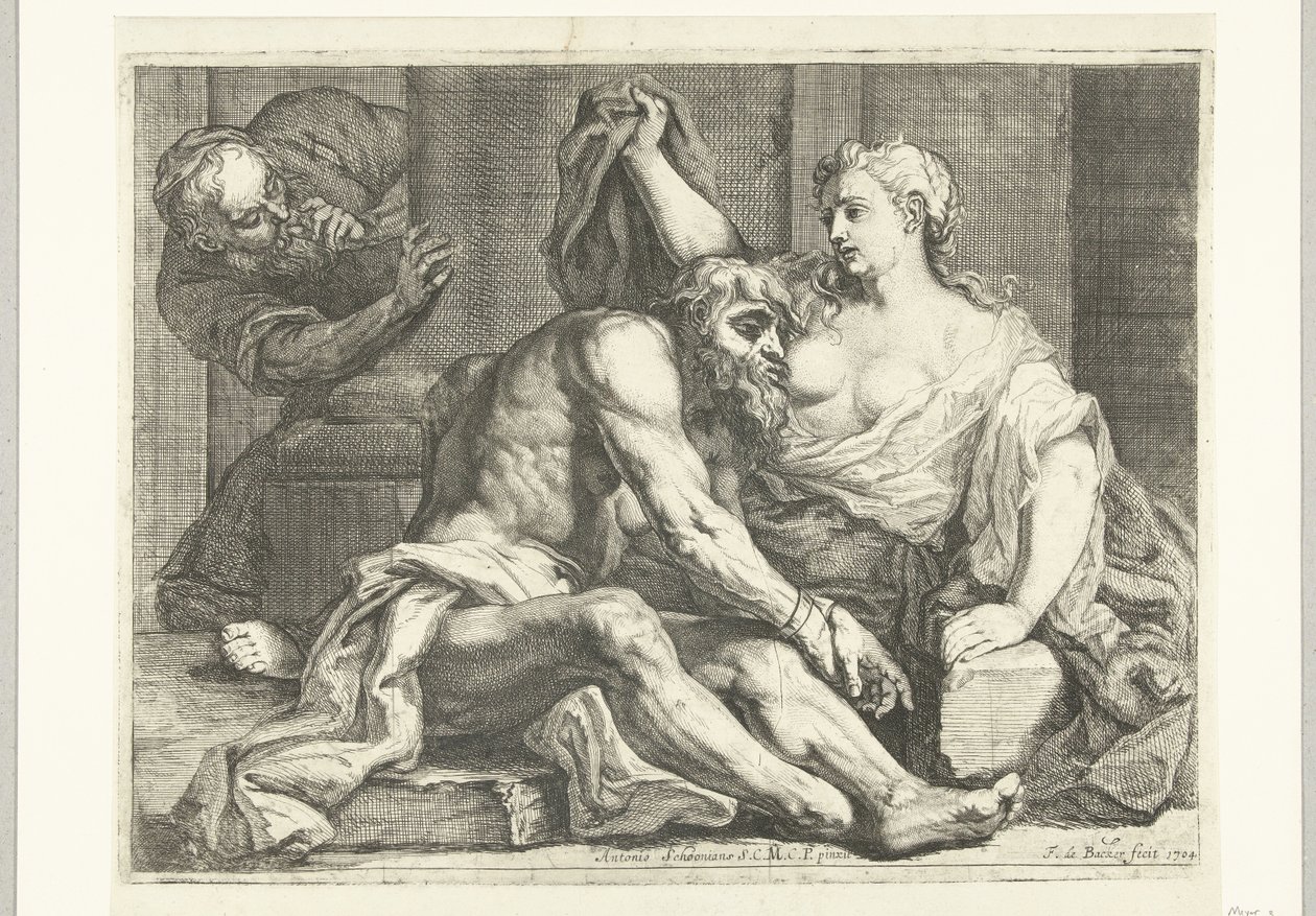 Pero tarafından beslenen Cimon by Johannes Frans de Backer