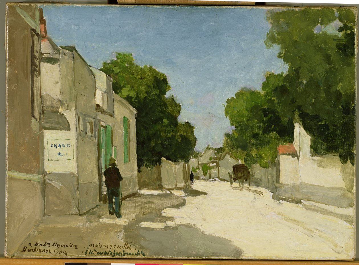 Millet'in Barbizon'daki evi, 1900 by Johannes Hendrik Weissenbruch