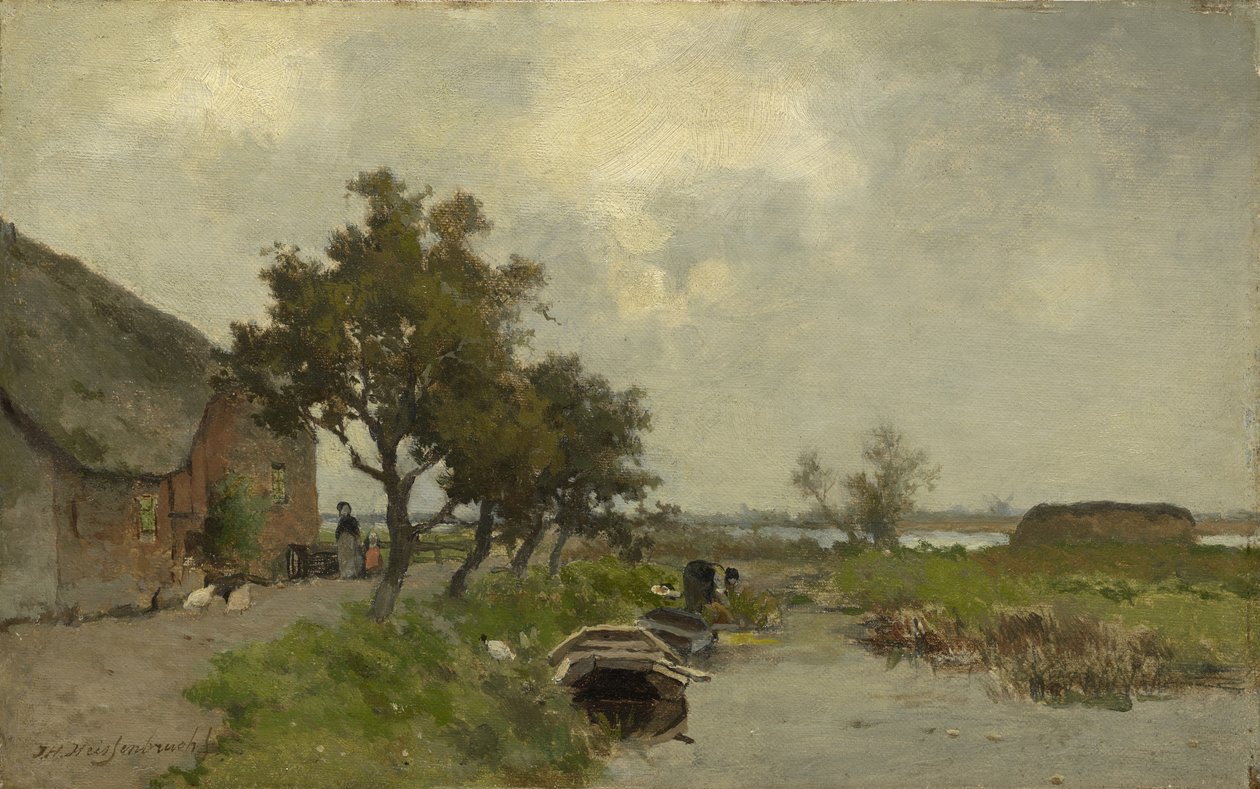 Çamaşır Yıkama, c.1850-80 by Johannes Hendrik Weissenbruch