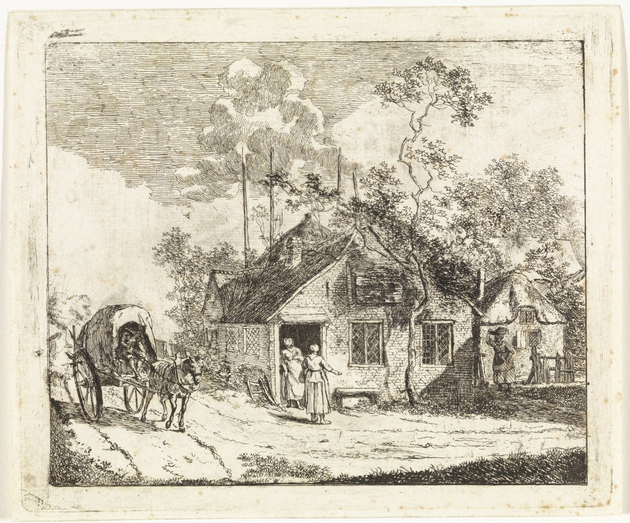 Bir yolda iki ev by Johannes Huibert Prins