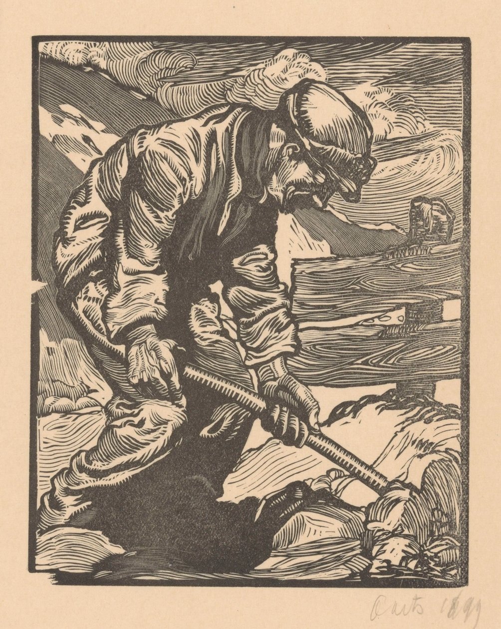 set işçisi by Johannes Josephus Aarts (signed by artist)