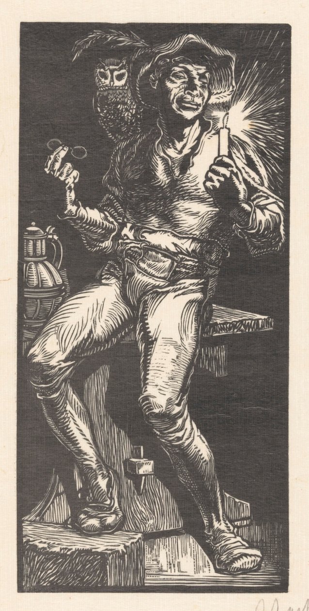 Tijl Ulenspiegel by Johannes Josephus Aarts (signed by artist)