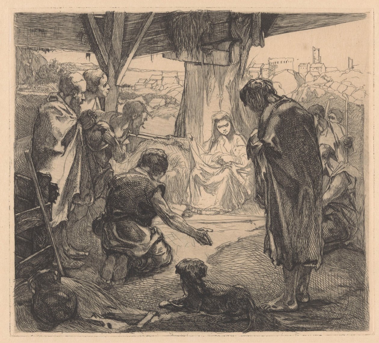 Çobanların hayranlığı by Johannes Josephus Aarts