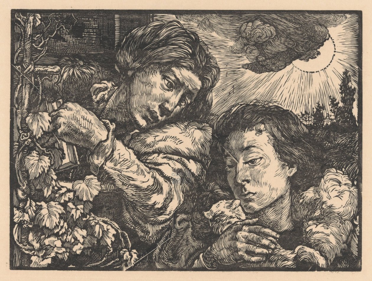 Bir asma iki kadın by Johannes Josephus Aarts