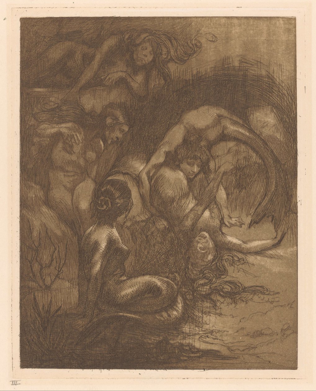 Beş deniz kızı by Johannes Josephus Aarts