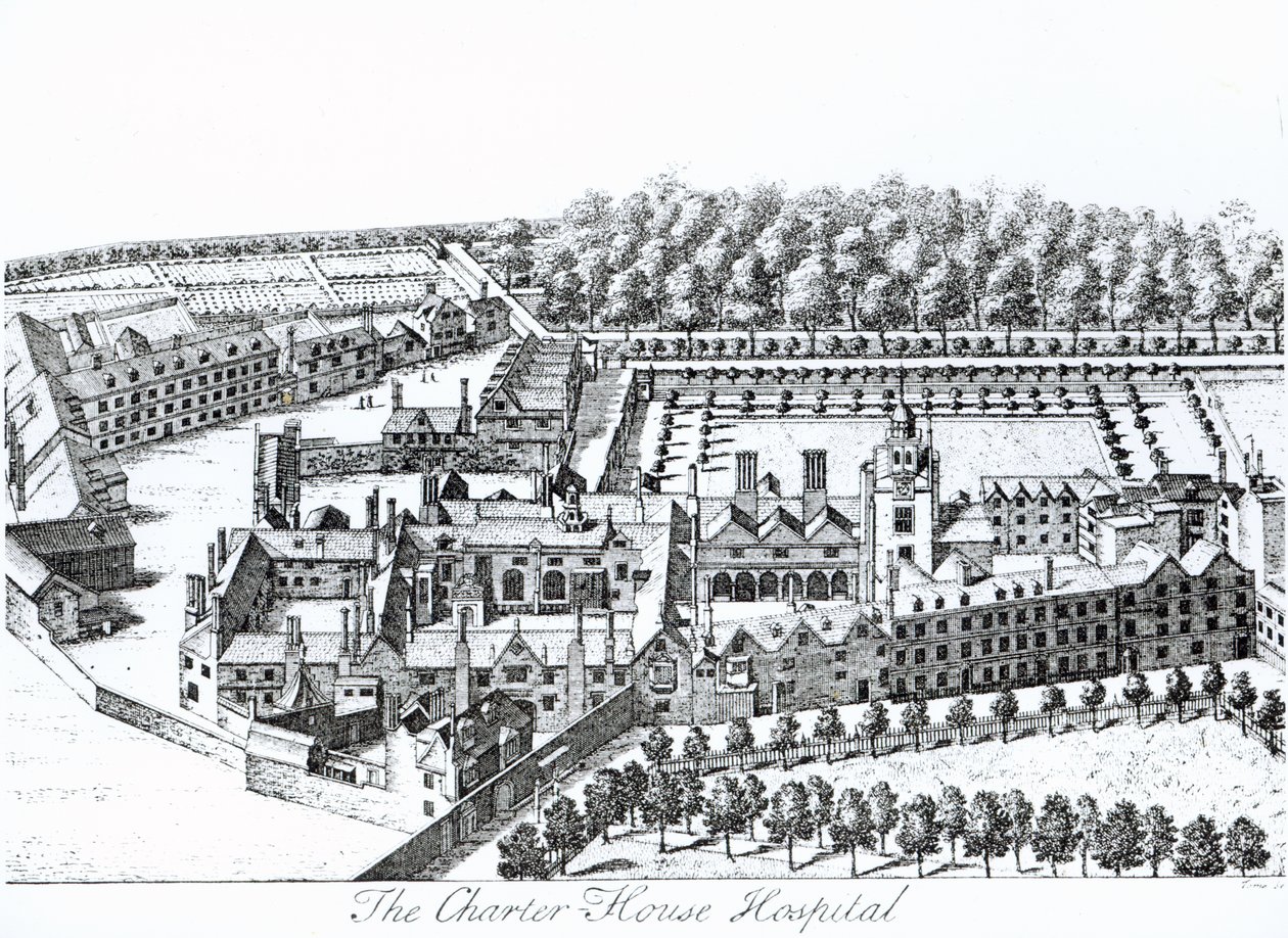 Charterhouse Hastanesi, c.1720 by Johannes Kip