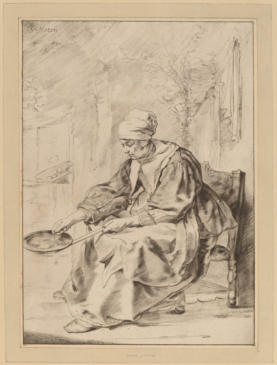 Gözleme Kadın, 1768. by Johannes Kornlein