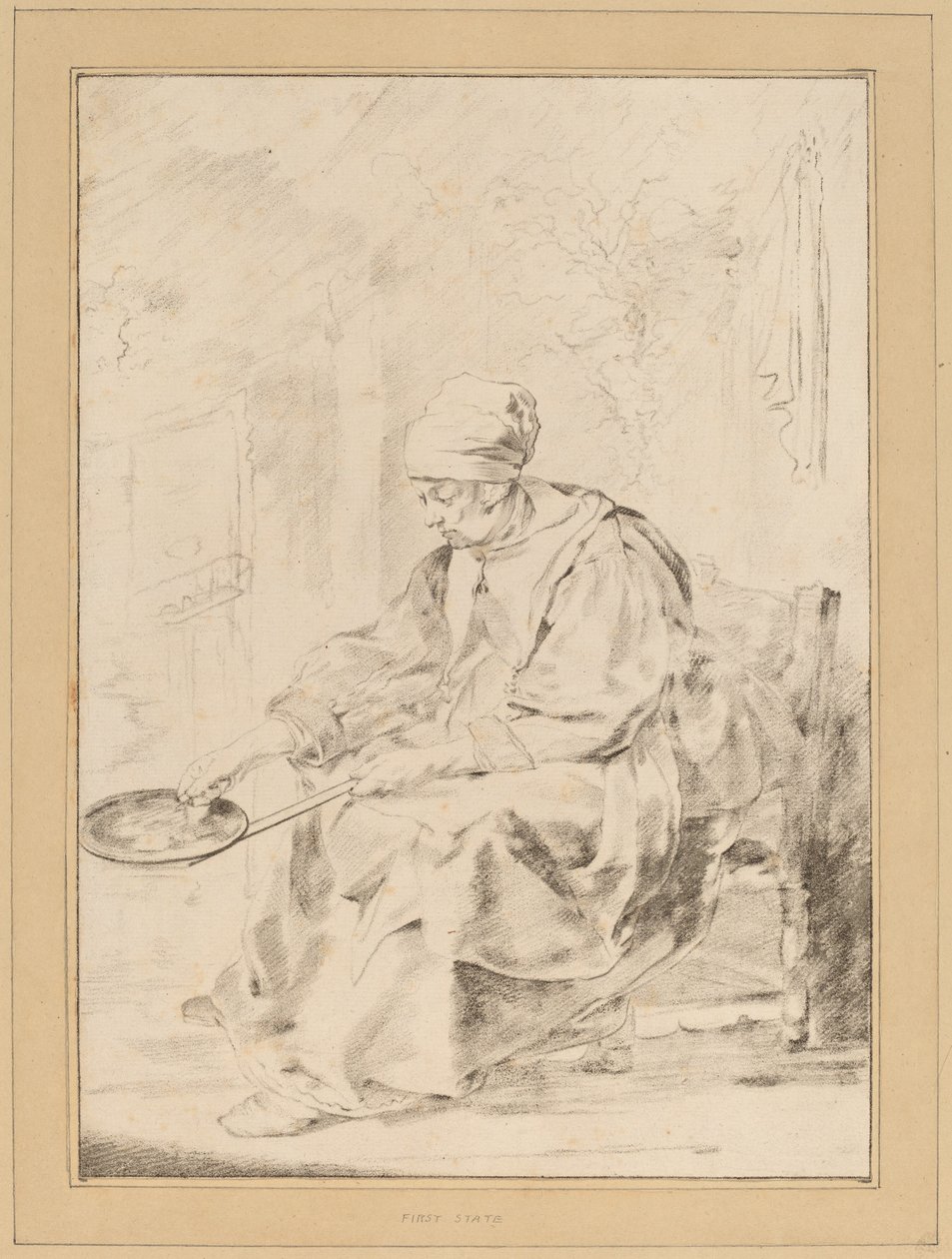 Gözleme Kadın, 1768. by Johannes Kornlein