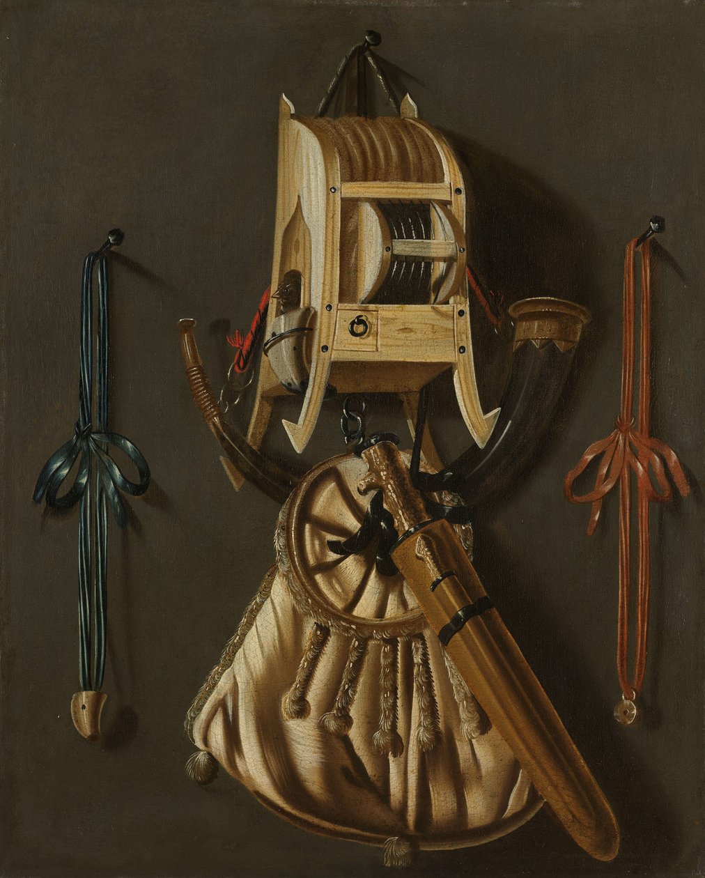 Av Aletleri ile Natürmort by Johannes Leemans