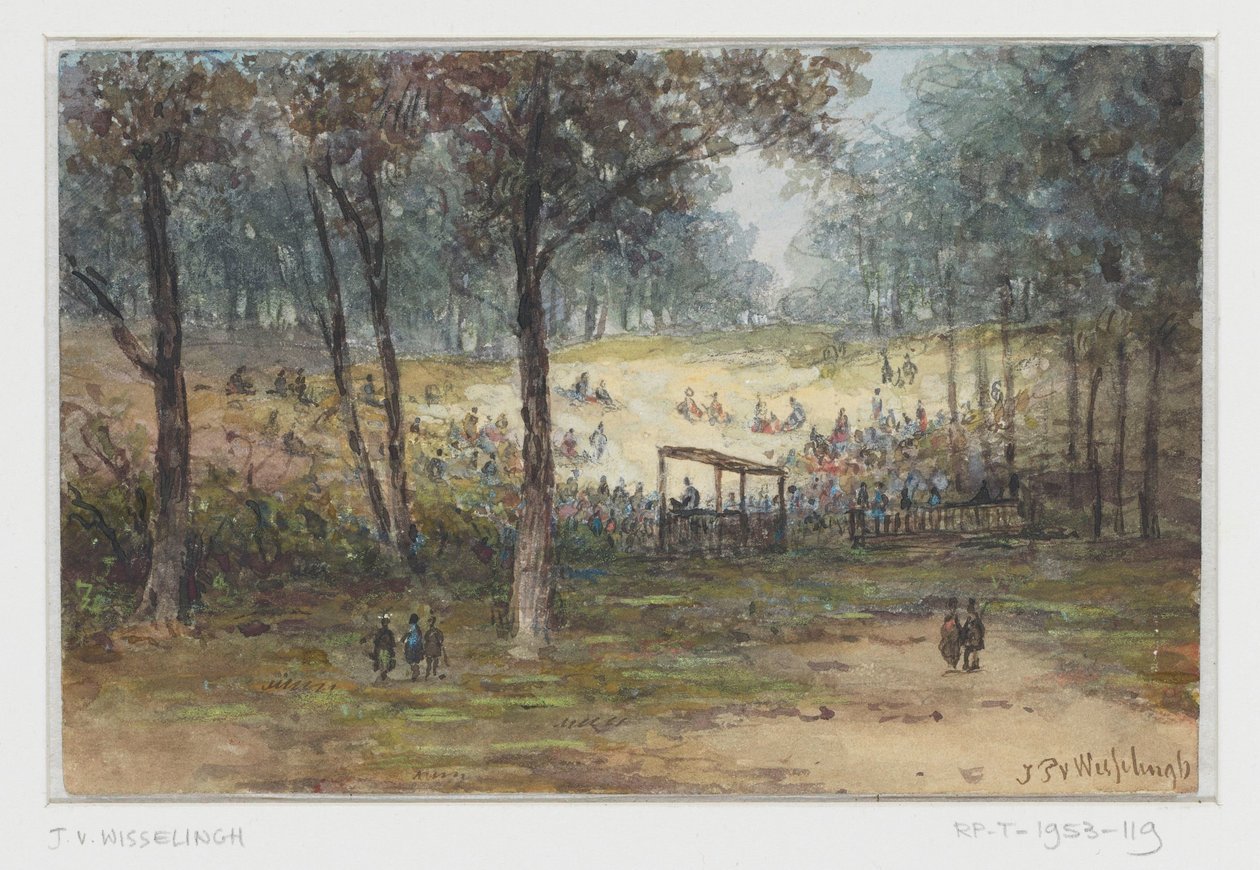 Açık Hava Toplantısı by Johannes Pieter van Wisselingh