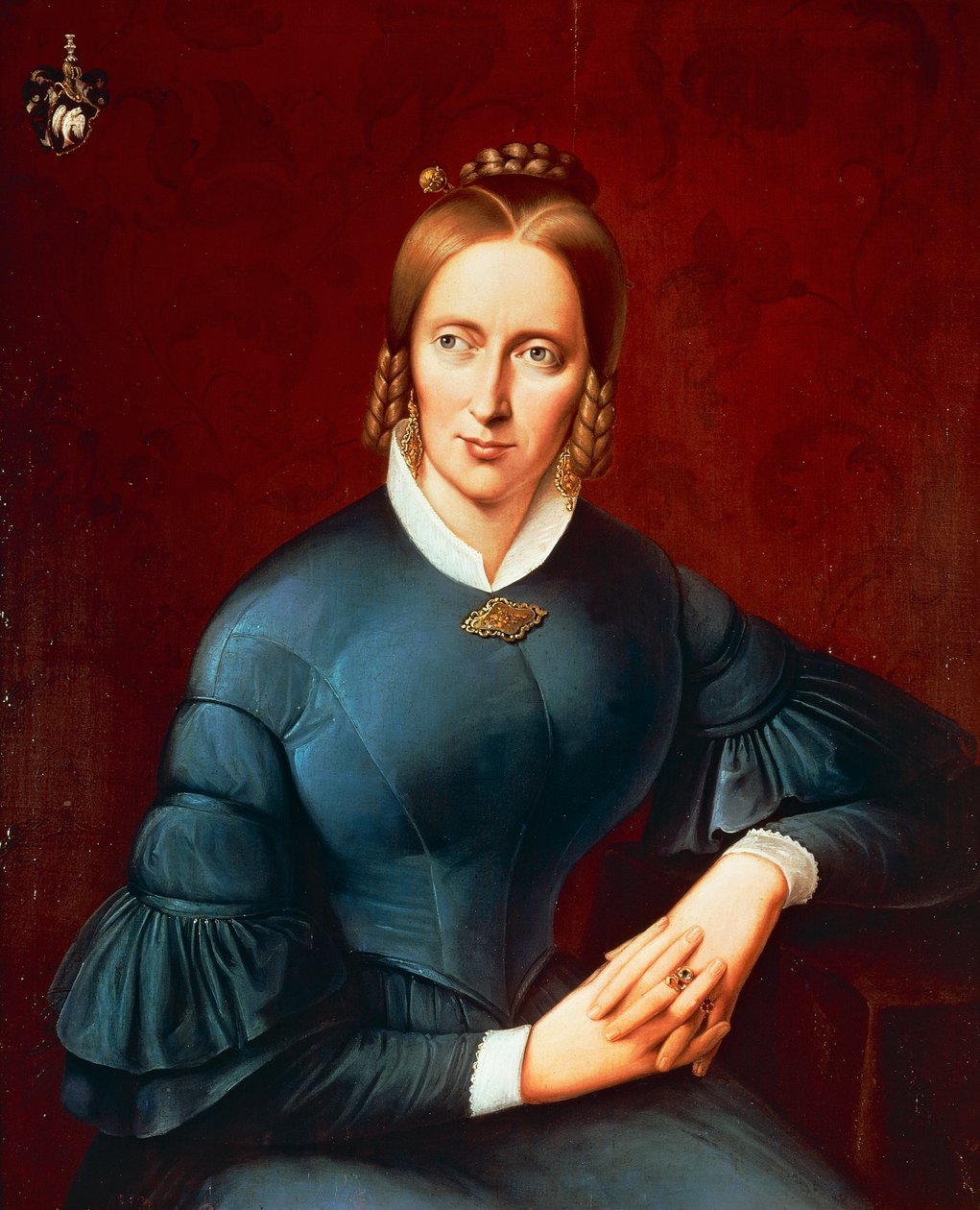 Annette von Droste-Hulshoff'un Portresi (Munster by Johannes Sprick