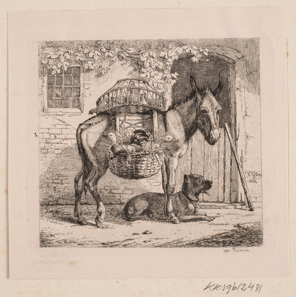 tavuk dükkanının eşeği by Johannes Wilhelm Zillen