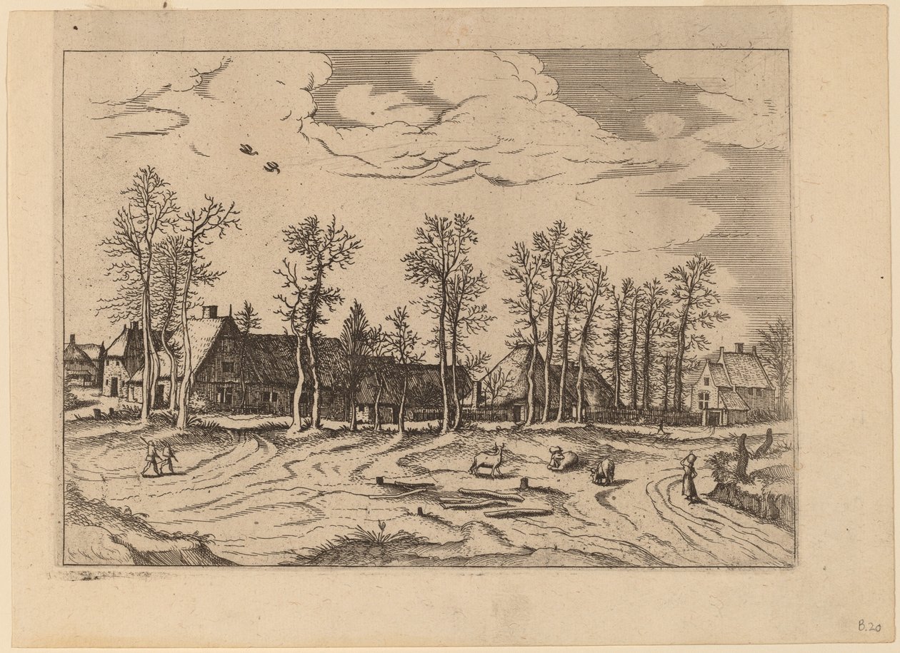 Çiftlikler by Johannes and Lucas van Doetechum after Master of the Small Landscapes