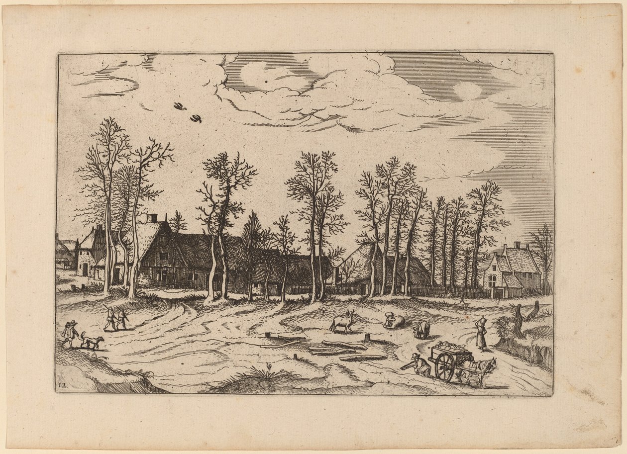Çiftlikler by Johannes and Lucas van Doetechum after Master of the Small Landscapes