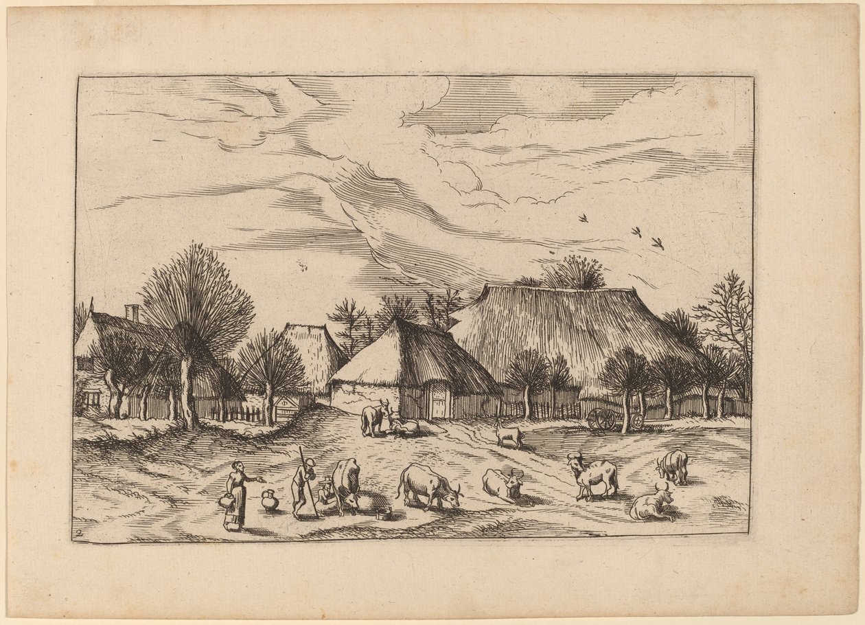 Çiftlikler by Johannes and Lucas van Doetechum after Master of the Small Landscapes