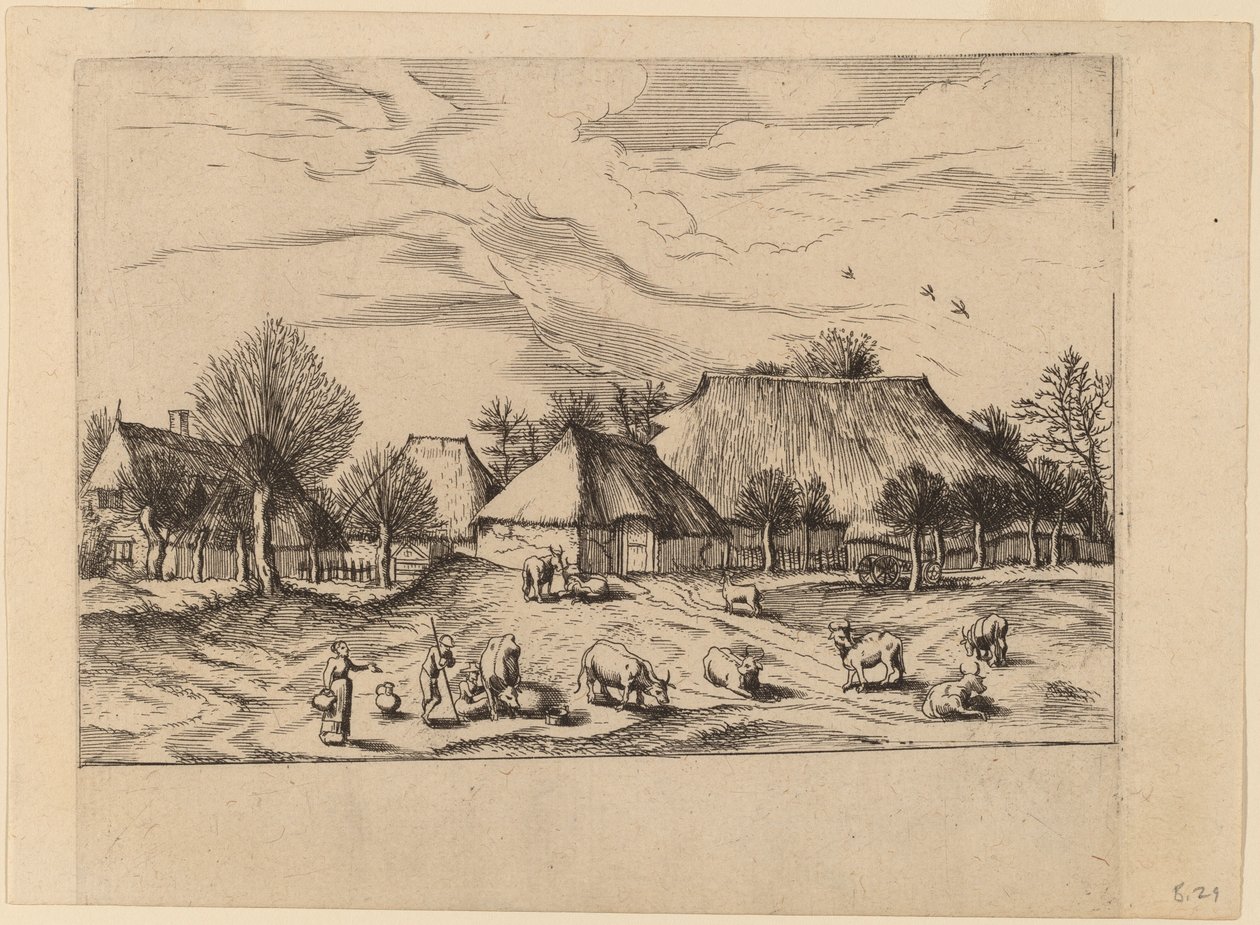 Çiftlikler by Johannes and Lucas van Doetechum after Master of the Small Landscapes