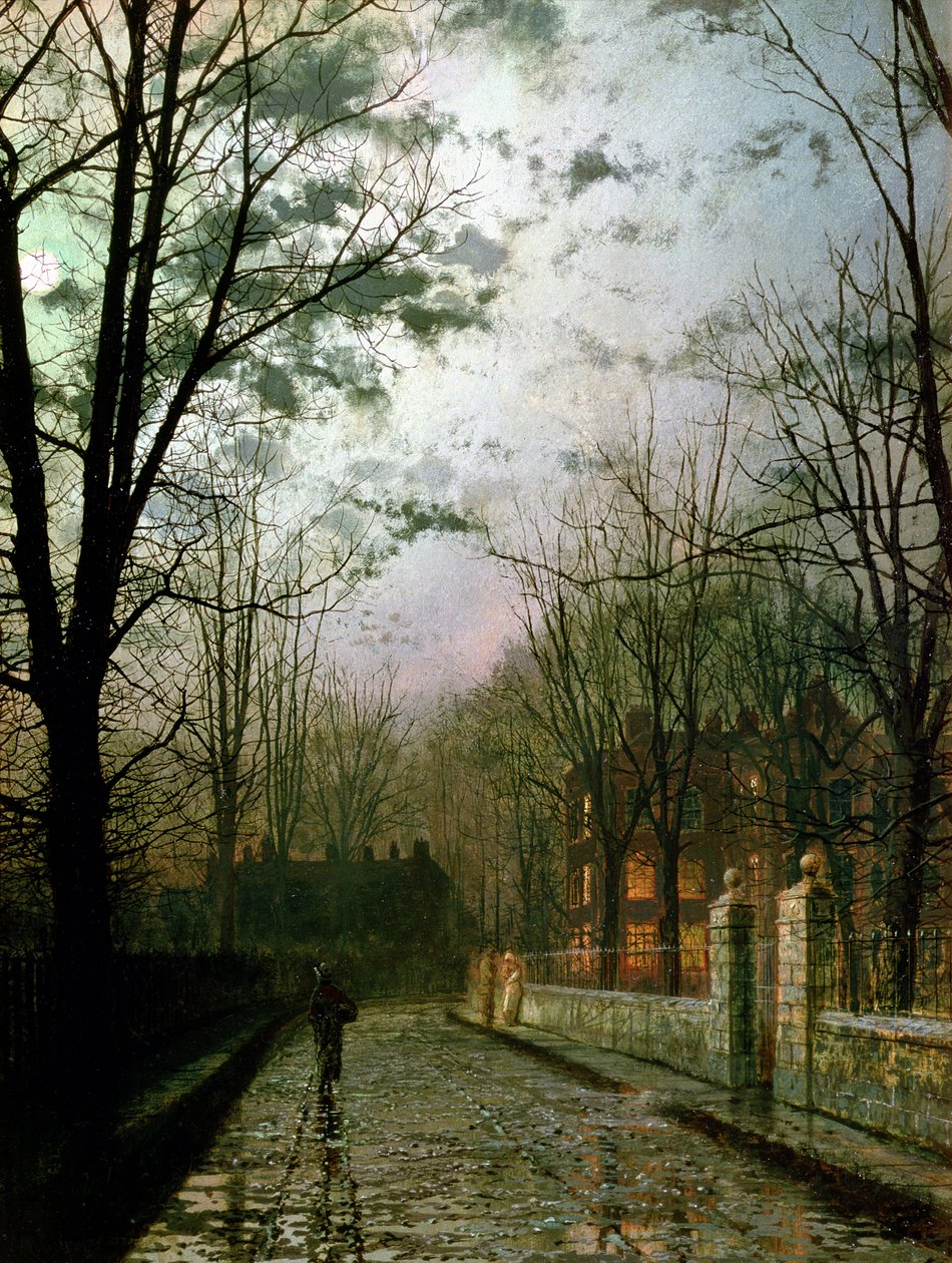 Duştan sonra by John Atkinson Grimshaw