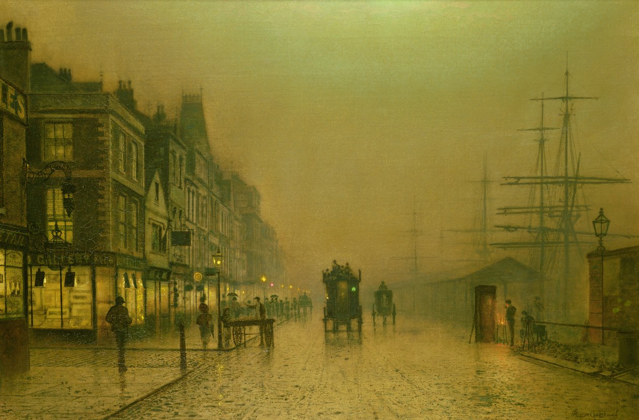 Liverpool Rıhtımları by John Atkinson Grimshaw