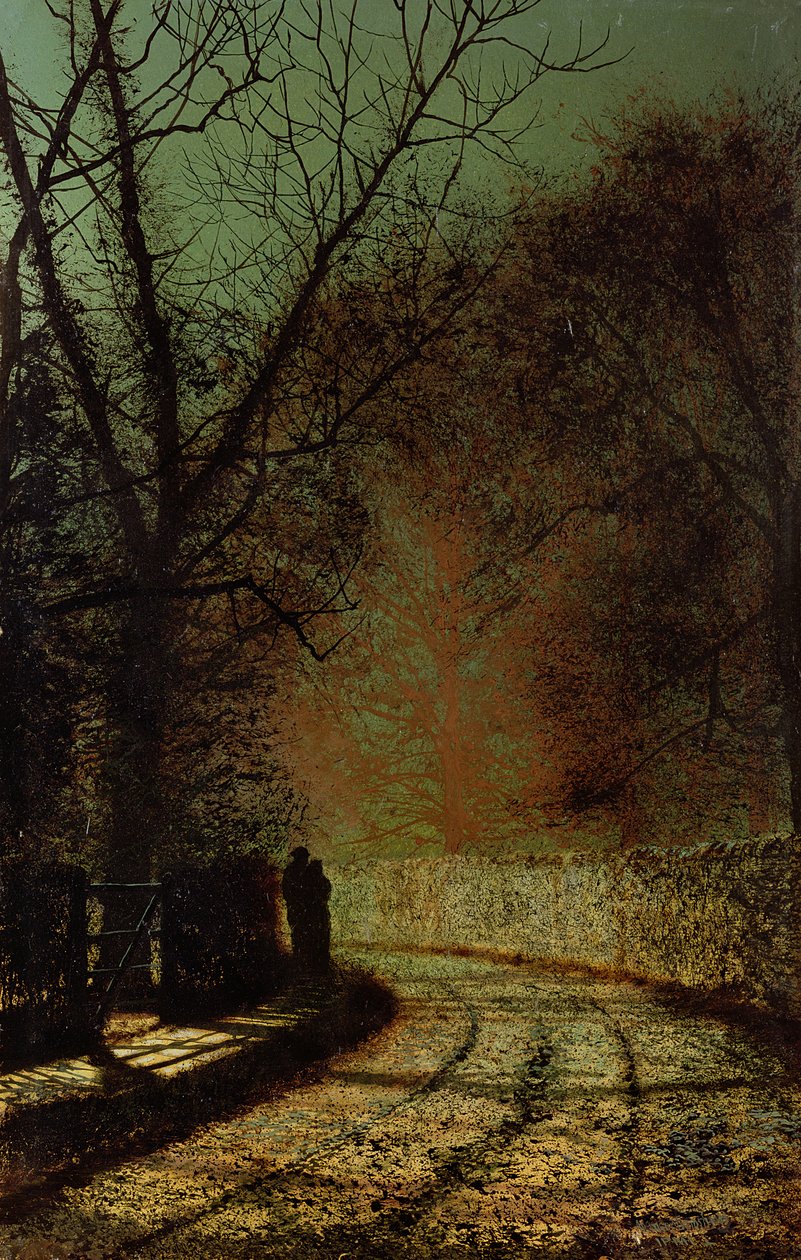 ಲವರ್ಸ್ ಟರ್ಕಿ by John Atkinson Grimshaw