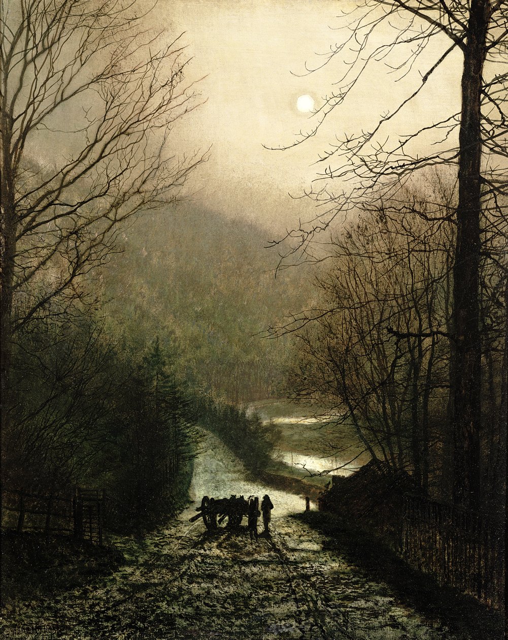 ದಿ ಟಿಂಬರ್ ವಾಗ್ಗೊಂಟರ್ಕ್ by John Atkinson Grimshaw