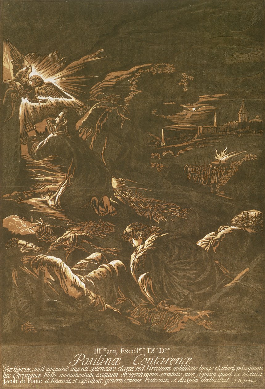 Kadeh Duası, c.1743 (renkli ahşap gravür) by John Baptist Jackson