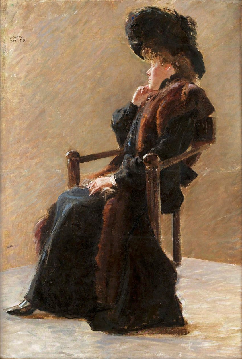 Zarif bir bayanın portresi by John Bauer