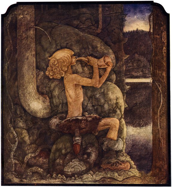 Tomtepojken by John Bauer