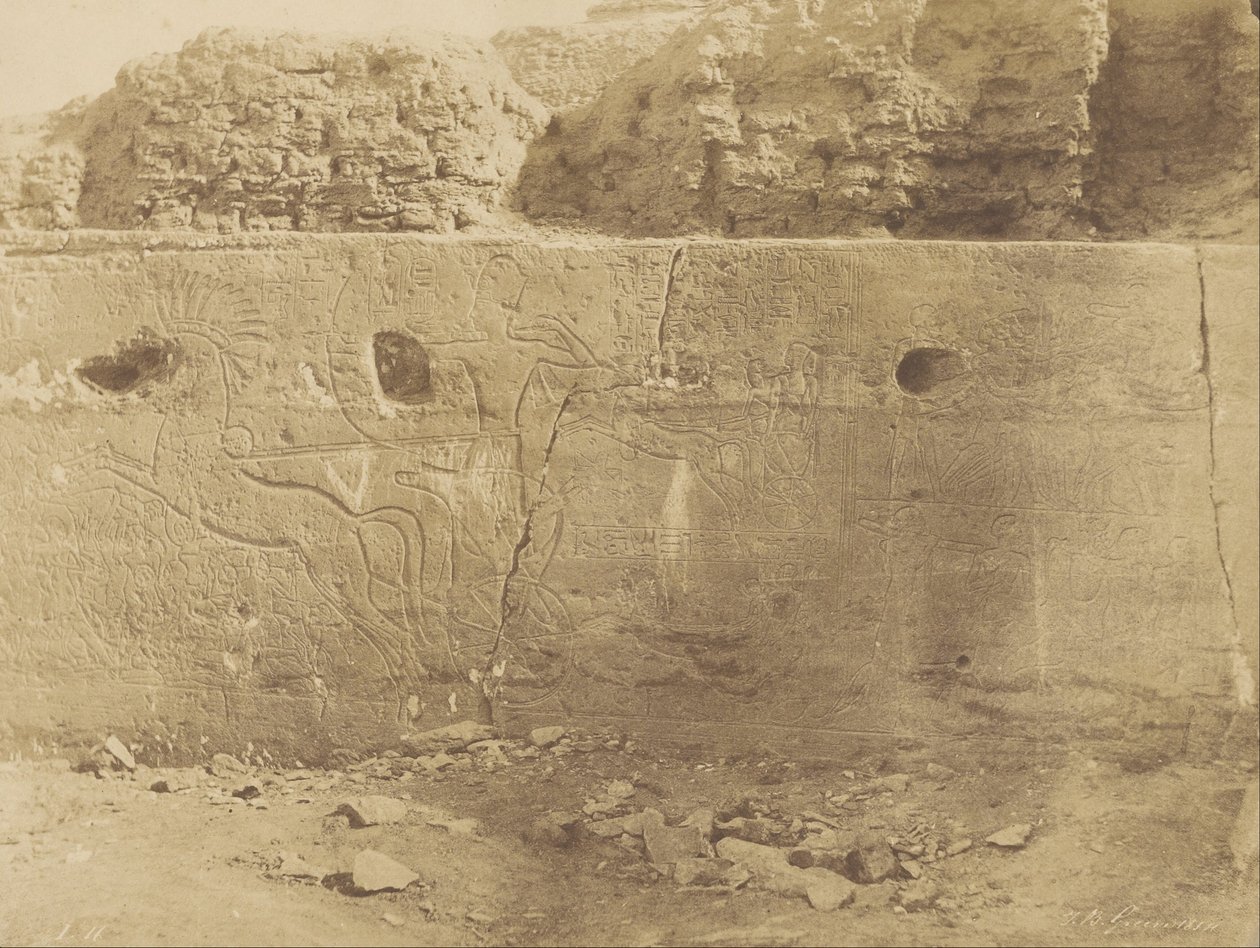 (Bet-Oualli, Sol Duvarın Tarihi Heykelleri) by John Beasly Greene
