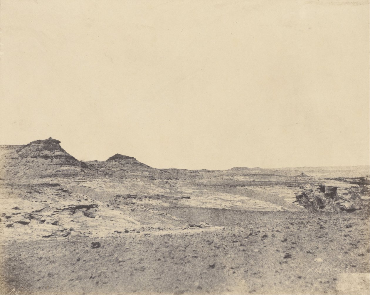 Gebel Abousir yakınında saha çalışması, 2. katarakt by John Beasly Greene