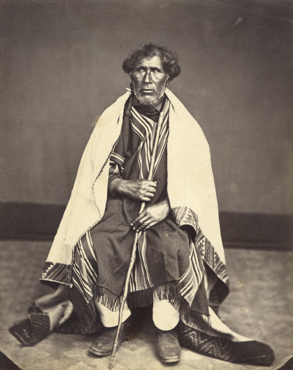 Tairoa Kralı, 1860 dolayları (albüm baskısı) by John Nicol Crombie