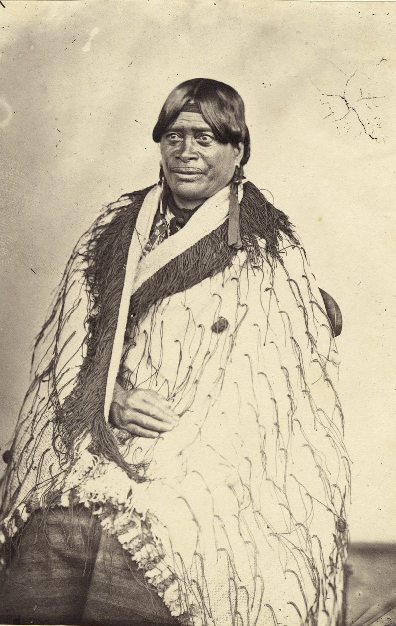 Tairoa Kraliçesi, 1860 dolayları (albüm baskısı) by John Nicol Crombie