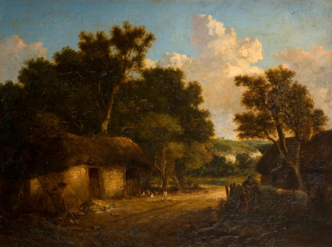 Kulübe ile Peyzaj by John Crome