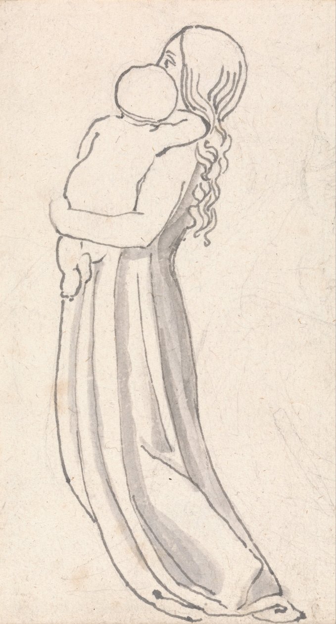 Kucağında Çocuk Taşıyan Kadınlar by John Flaxman