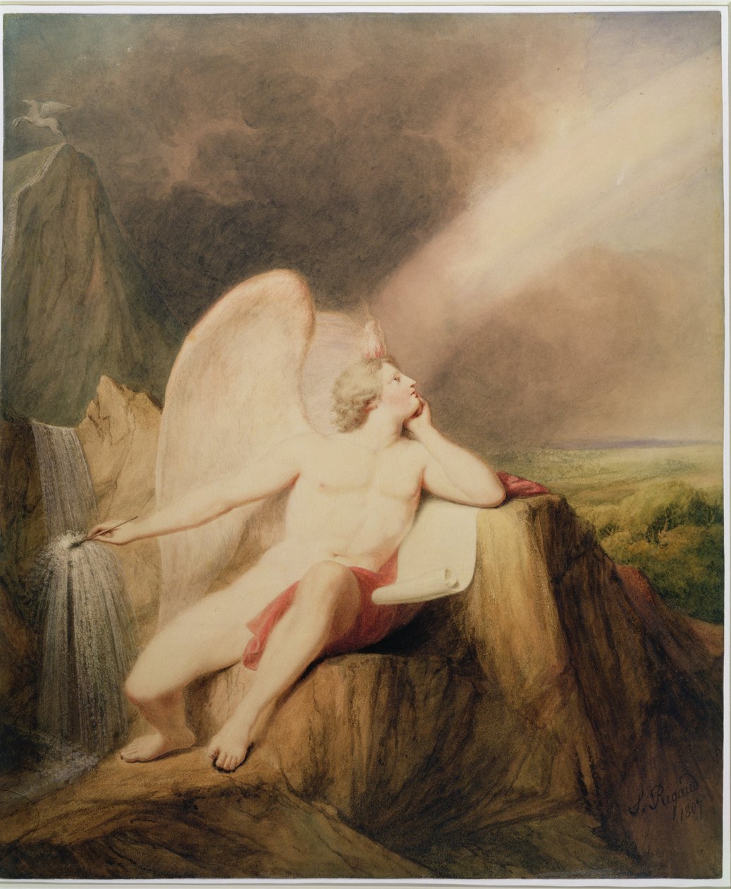ದಿ ಆರ್ಟ್ ಆಫ್ ಪೇಂಟಿಂಗ್, 1807 ಟರ್ಕ್ by John Francis Rigaud