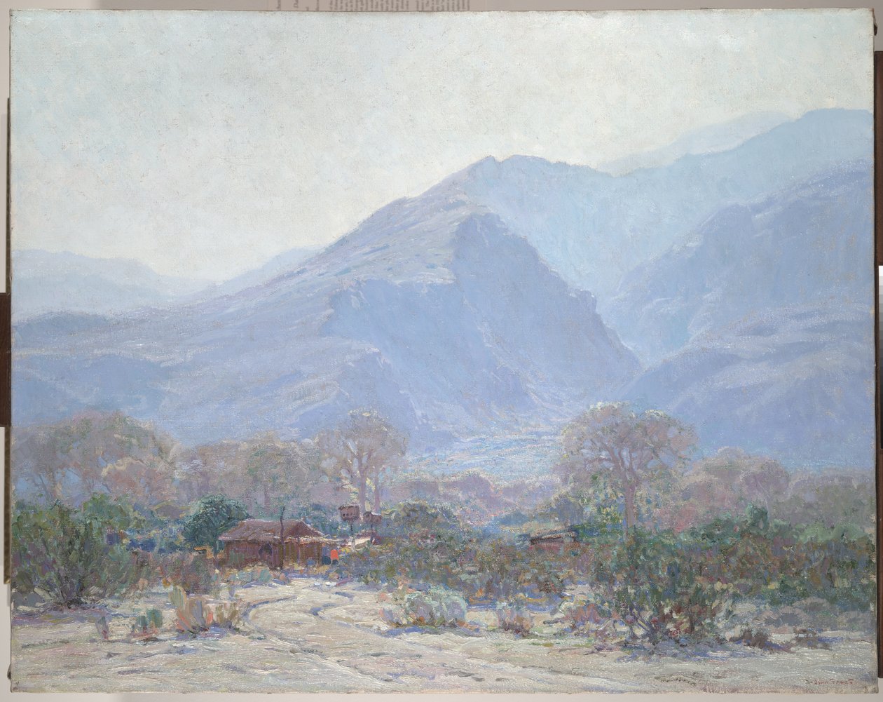Kulübe ile Palm Springs Manzarası, 1925 by John Orne Johnson Frost
