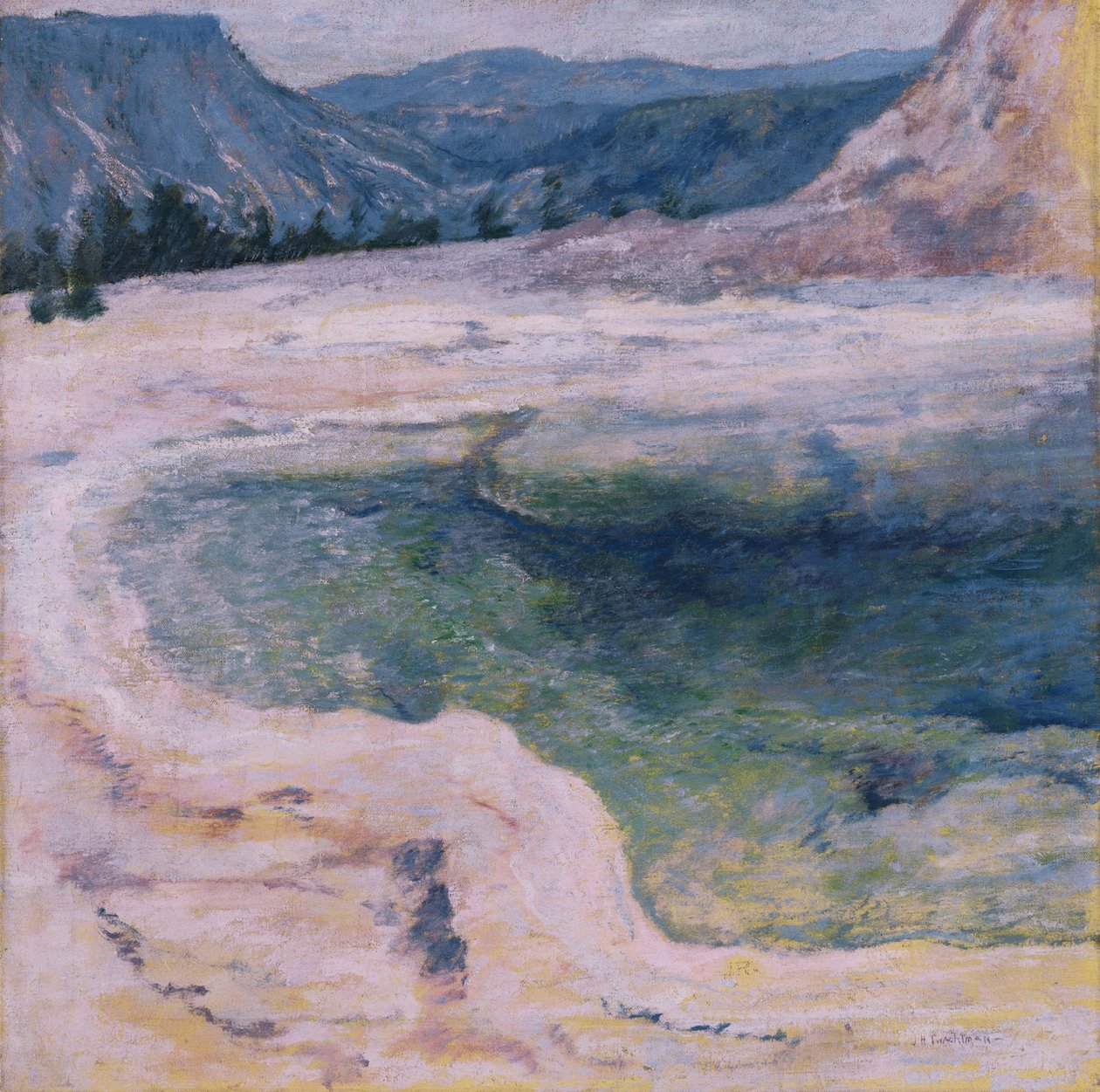 Zümrüt Havuz by John Henry Twachtman