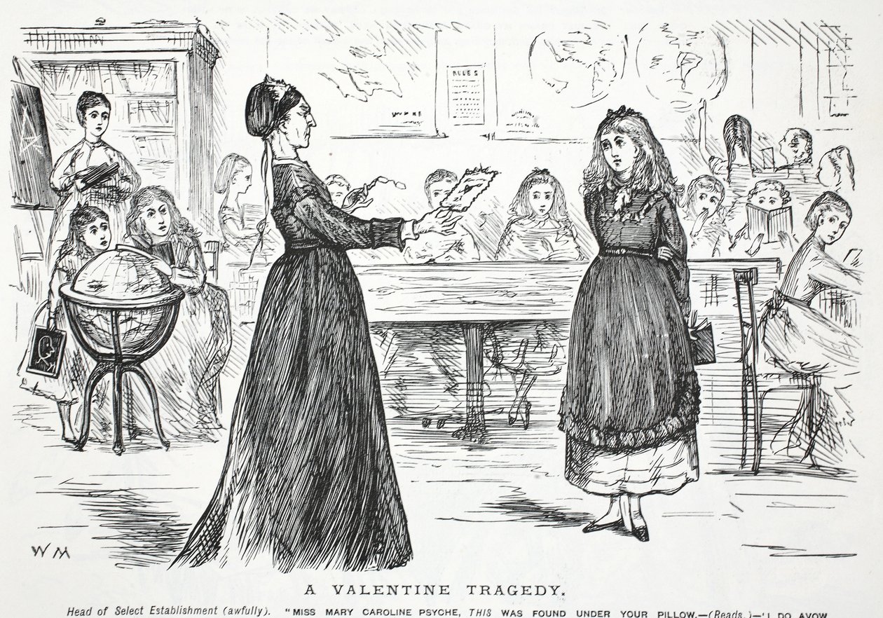 ಎ ವ್ಯಾಲೆಂಟೈನ್ ಟ್ರಾಜಿಡಿ ಟರ್ಕ್ by John Leech