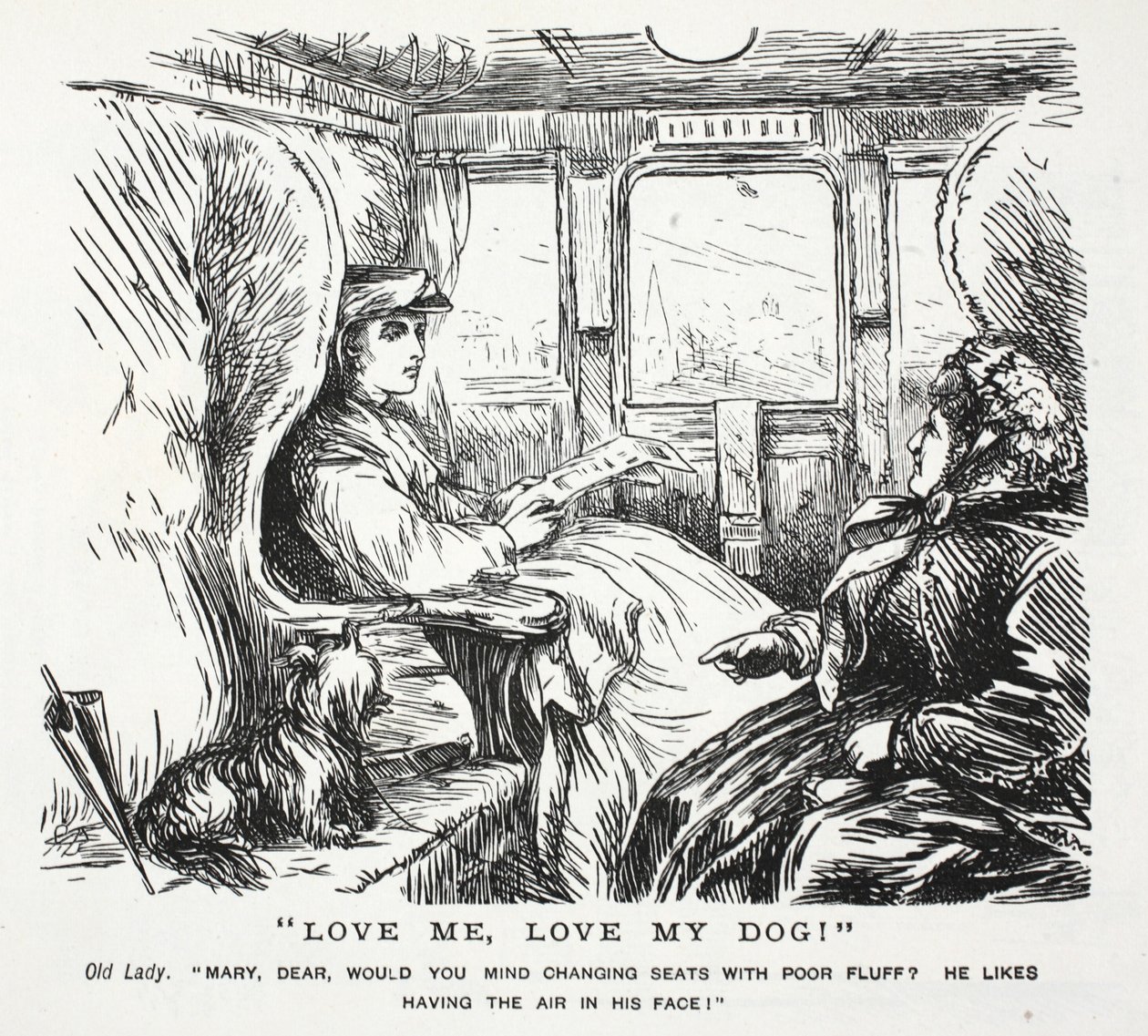 Beni sev köpeğimi sev! by John Leech
