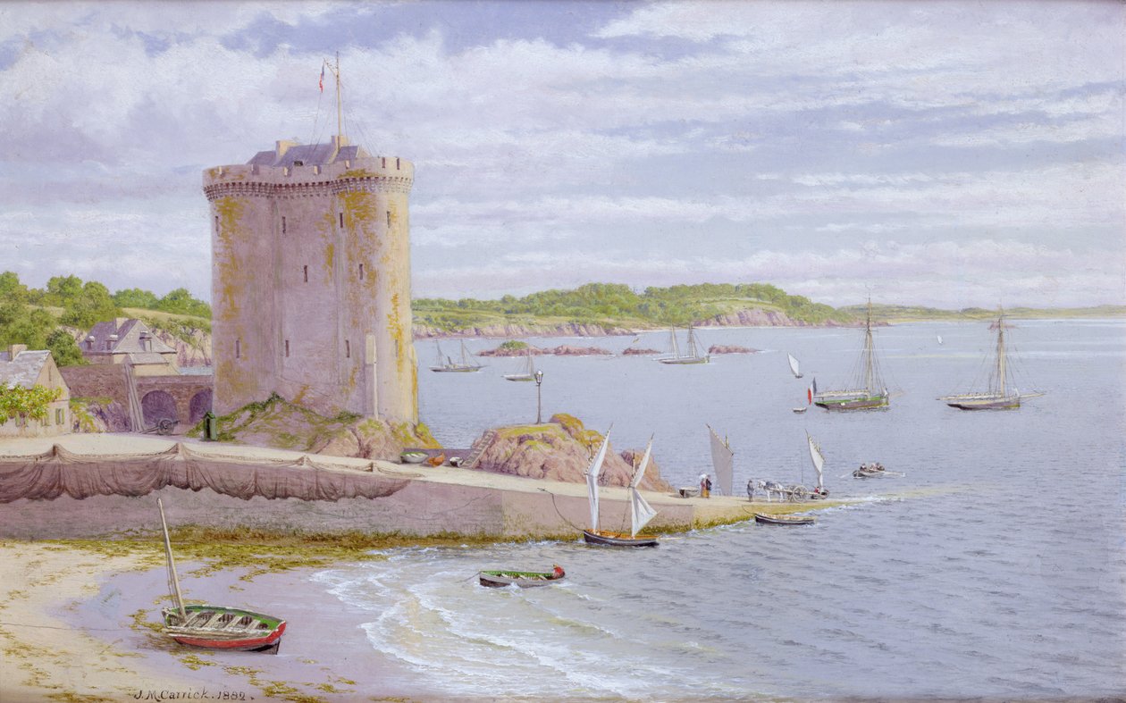 Solidor Kulesi, St. Malo, 1882 by John Mulcaster Carrick